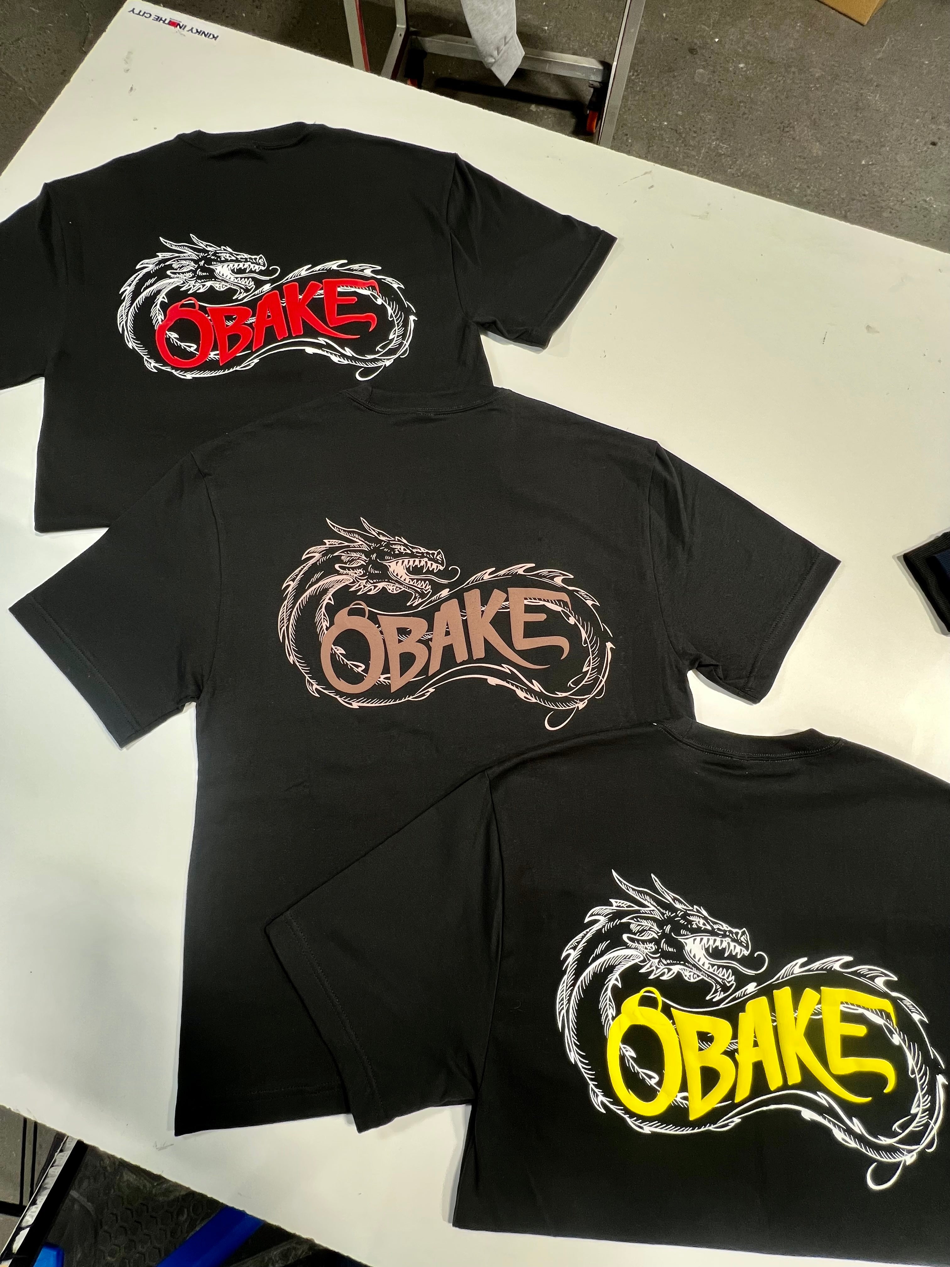 Obake Dragon Black Short Sleeve Tee