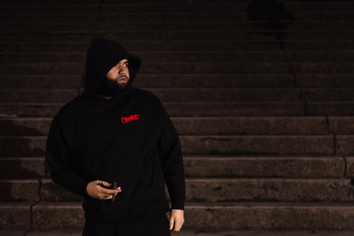 Black Obake Dragon Hoodie