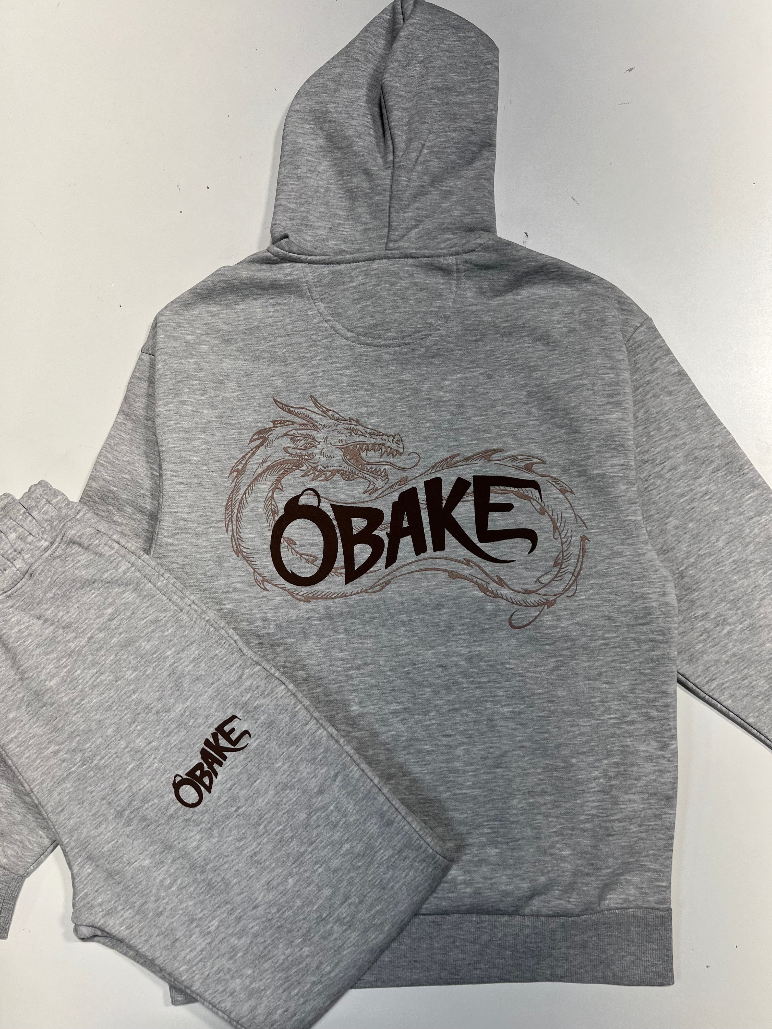Gray Obake Dragon Hoodie
